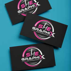 Stylish Black Business Cards