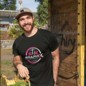 Stylish Black Graphic T-Shirt